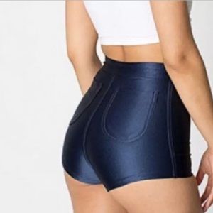 Blue American apparel high waisted shorts